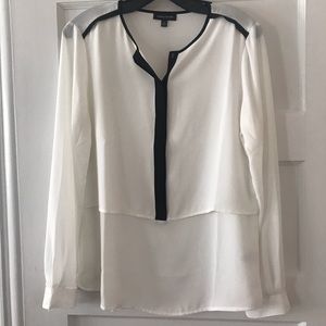 Lord & Taylor White Blouse